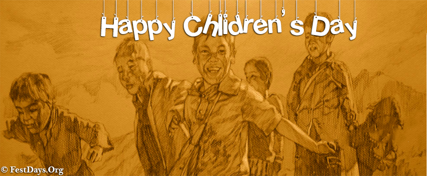 Happy Childrens Day FB Cover Photos, Banners & Pictures