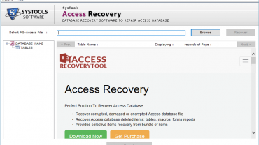 Free Repair Corrupt Access Database File Using MDB Repair Tool