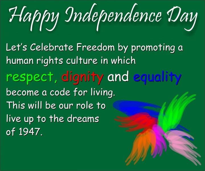 Independence Day Messages in English, Hindi,i