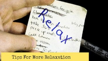 Are You in More Need of Relaxation in Your Life
